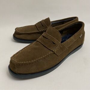 Nautica Penny Loafers 7.5 Men’s Suede Leather Casual Shoes